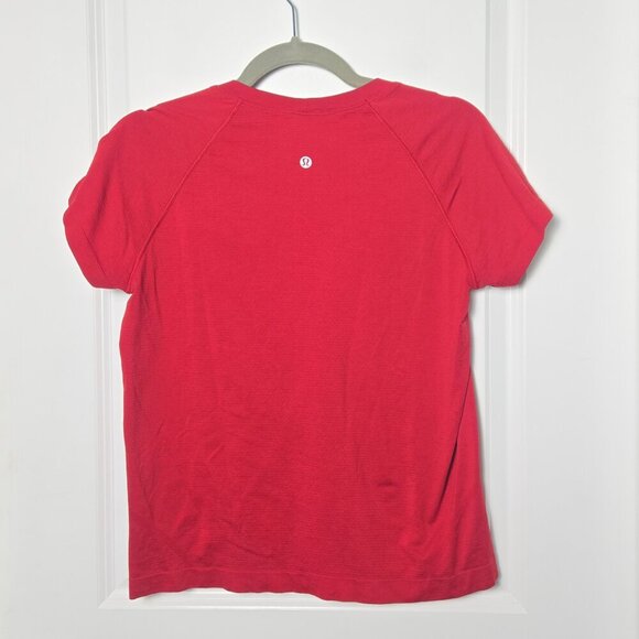 Lululemon Swiftly Tech Short Sleeve 2.0 *Race - 10 Dark Red - Picture 4 of 6